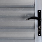 Porta De Alumínio Palheta Ventilada 2,10 X 0,80 Esquerda Linh