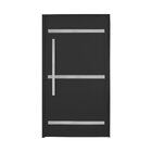 Porta De Aluminio Pivotante 220x110cm Lambril Project Preto
