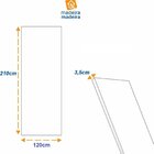 Porta De Aluminio Pivotante 220x120cm Lambril Project Abertur