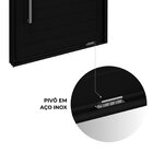 Porta De Alumínio Pivotante Com Fechadura Digital 268x130cm L