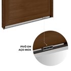 Porta De Alumínio Pivotante Com Puxador De 1m Fechadura Digit