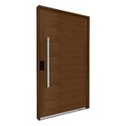 Porta De Alumínio Pivotante Com Puxador De 1m Fechadura Digit