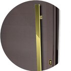 Porta De Aluminio Pivotante Lambril 210x100cm Com Puxador Sup