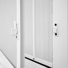 Porta De Alumínio Postigo 210x70cm Abertura 25 Plus Lux Esqua