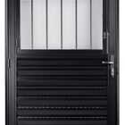 Porta De Aluminio Postigo Linha Premium Preto