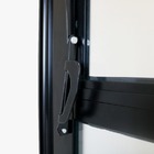 Porta De Alumínio Preto De Cozinha Basculante Cmc Modular - L