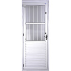 Porta De Alumínio Social Postigo 2,10 X 0,70 Esquerda Linha A