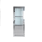 Porta De Alumínio Social Postigo  2,10 X 0,90 Direita Linha A