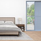 Porta De Alumínio Veneziana 210x150cm 3 Folhas Hale Esquadria