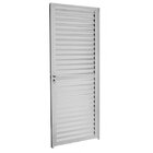 Porta De Alumínio Veneziana 210x80cm Integral Tecno Acetinado