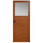 Porta De Alumínio Vidro Fixo Lambril Max Madeiro "d" 210x70