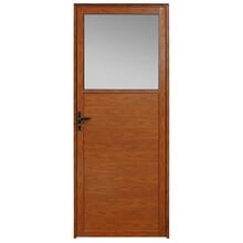 Porta De Alumínio Vidro Fixo Lambril Max Madeiro "d" 210x85