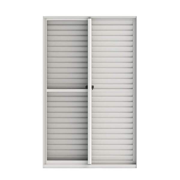 Porta De Balcão Em Alumínio Allora 210x160x10,5cm Branco 3 Fo