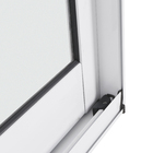 Porta de Correr 2 Folhas Alumínio Pintado Branco com Vidro Transparente 2,14x1,60m Linha Vivace Artens