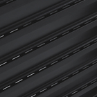 Porta Balcão de Correr 3 Folhas Alumínio Preto com Vidro Transparente 2,14x2,00m Linha Vivace Artens