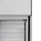 Porta de Correr com Persiana Integrada Alumínio Pintado Branco com Vidro Transparente 2,35x1,60m Linha Vivace Artens