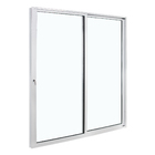 Porta de Correr Home Plus 2 folhas com Vidro Temperado e Fechadura 120x210