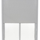 Porta De Correr 2 Folhas Com Persiana Pvc 1500  X 2200