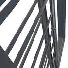 Porta De Correr 2 Folhas Em Aço Horizontal 150 X 210cm