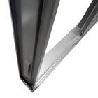 Porta De Correr 2 Folhas Em Aço Horizontal 150 X 210cm