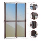 Porta De Correr 2 Folhas Moveis 210 X 150 Elite Com Fechadura