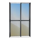 Porta De Correr 2 Folhas Moveis 210 X 200 Elite Com Fecho Aut