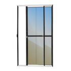 Porta De Correr 2 Folhas Super Vidro Reflex 210cm X 120cm Bri