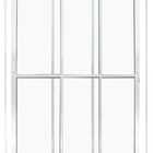 Porta De Correr 3 Folhas De Vidro Móveis Com Trinco 2,10 X 2,