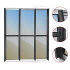 Porta De Correr 3 Folhas Moveis Sequenciais 210 X 150 Elite C