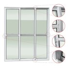 Porta De Correr 3 Folhas Moveis Sequenciais 210 X 200 Elite C