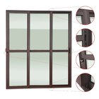 Porta De Correr 3 Folhas Moveis Sequenciais 210 X 240 Elite C