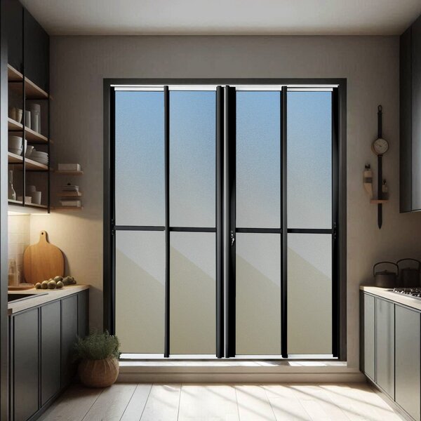 Porta De Correr 4 Folhas Moveis 210 X 240 Elite Com Fechadura