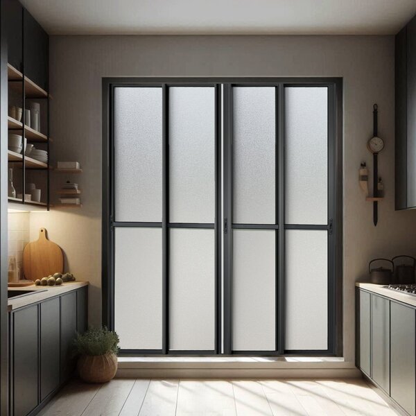 Porta De Correr 4 Folhas Moveis 210 X 240 Elite Com Fecho Aut