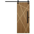 Porta De Correr Agatha Trilho Soft Puxador Tubolar 800 Mm 120