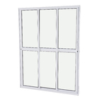 Porta de Correr Alumínio Pintado Branco 2,10x1,50m Linha Nobre CRV