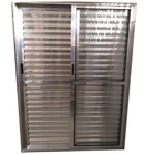 Porta De Correr Balcão 3 Folhas De Alumínio 2,10 X 1,60 Brilh