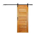 Porta De Correr Bbb Em Madeira Maciça Tauari Com Trilho De Al