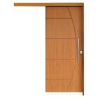 Porta De Correr Belissima 6 Trilho Embutir Puxador Tubolar 80