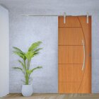 Porta De Correr Belissima 6 Trilho Soft Puxador Curvo 600 Mm