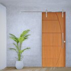 Porta De Correr Belissima 6 Trilho Soft Puxador Tubolar 800 M