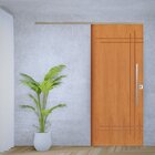 Porta De Correr Belissima 9 Trilho Vision Puxador Tubolar 800