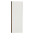 Porta de Correr Branca com Puxador Champagne e Kit de Instalação 222,6x79,7cm Prime Luciane