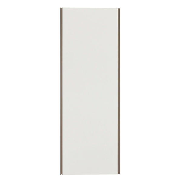 Porta de Correr Branca com Puxador Champagne e Kit de Instalação 222,6x79,7cm Prime Luciane