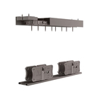 Porta de Correr Branca com Puxador Champagne e Kit de Instalação 222,6x79,7cm Prime Luciane