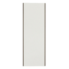 Porta de Correr Branca com Puxador Champagne 222,6x79,7cm Prime Luciane