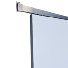 Porta De Correr Branco Prime 210x100 Com Kit Aluminio