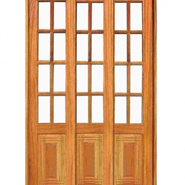 Porta De Correr Caiçara Reta - Madeira Maciça - Angelim Medid