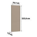 Porta de Correr Closet Prime 80cm Madeira Connect Luciane