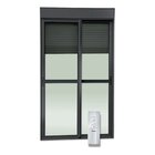 Porta De Correr Com Persiana Integrada 2 Folhas Móveis 220 X