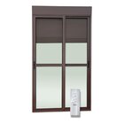 Porta De Correr Com Persiana Integrada 2 Folhas Móveis 220 X